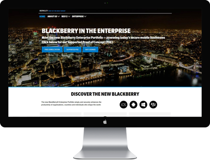 BlackBerry Desktop Monitor Screen Capture - Featured Projects Solutely