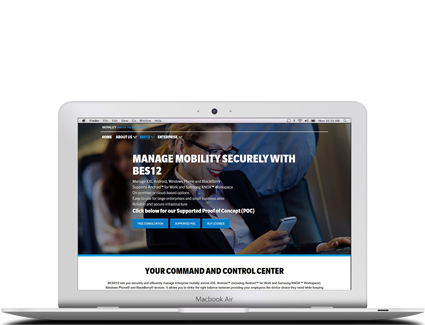 BlackBerry Macbook Screen Capture - Featured Projects Solutely